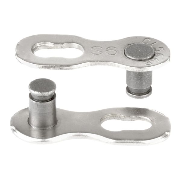 M-Wave Maillon de chaîne Fusion 1/2 x 11/128 acier 9S argent