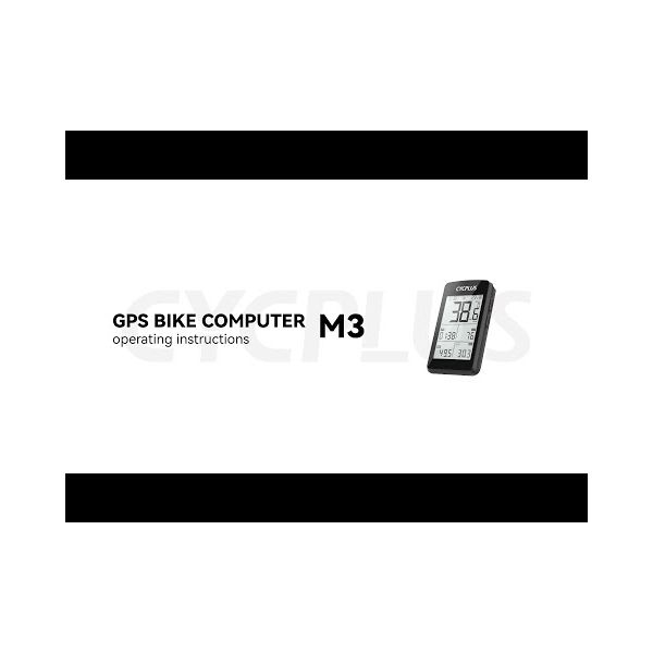 Cycplus - Cycplus Fietscomputer m3 gps