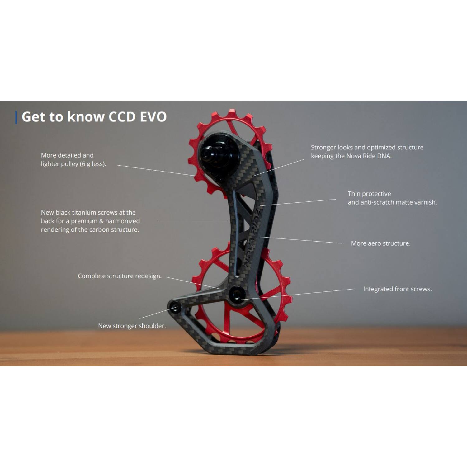 Novaride - Novaride - ccd evo keramische derrailleur ultegra / dura ace 12 speed
