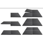 - PVC vloertegel 50x50x1 per stuk - zwart
