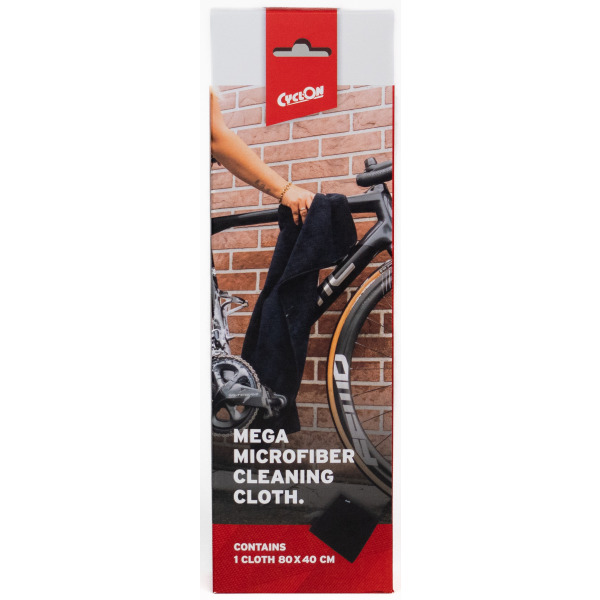CyclOn - CyclOn Schoonmaakdoek mega 80x40cm - zwart