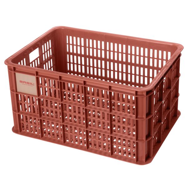Caisse à vélo Basil L - grande - 40 litres - rouge