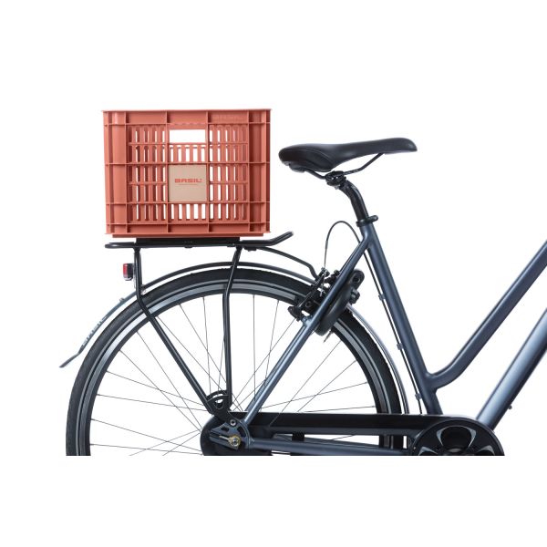 Caisse à vélo Basil M - moyenne - 29,5 litres - rouge
