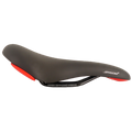 SelleRoyal - Royal Fietszadel selle royal shadow+ - athletic men - zwart (met rode details) - werkplaatsverpakking