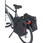 Basil dubbele fietstas soho nordlicht mik 41 liter - zwart