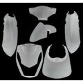Edge plaatset 6-delig voor peugeot kisbee 2t 4t - wit