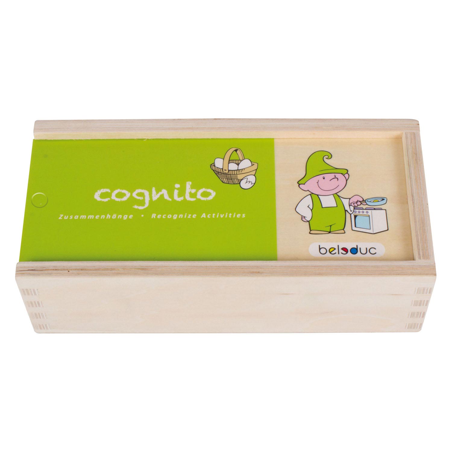 Beleduc cognito activiteiten herkennen houten kinderspel