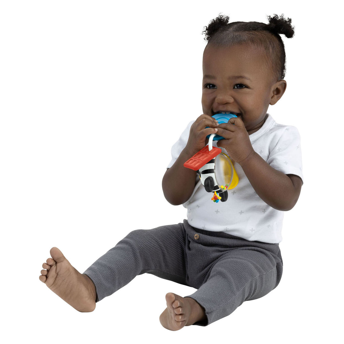 Rammelaar en bijtring shake-a-shape
