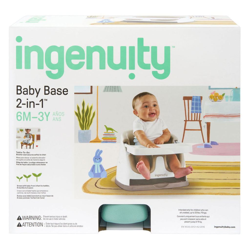 Ingenuity baby base 2-in-1 zitje nevel - - vanaf 6 maanden