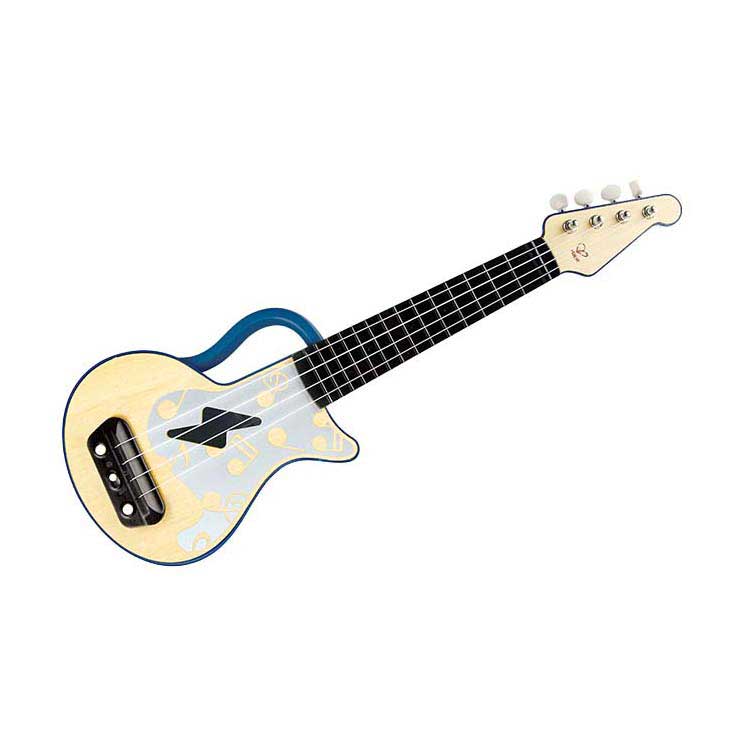 Hape - Hape ukelele met lichtjes - blauw