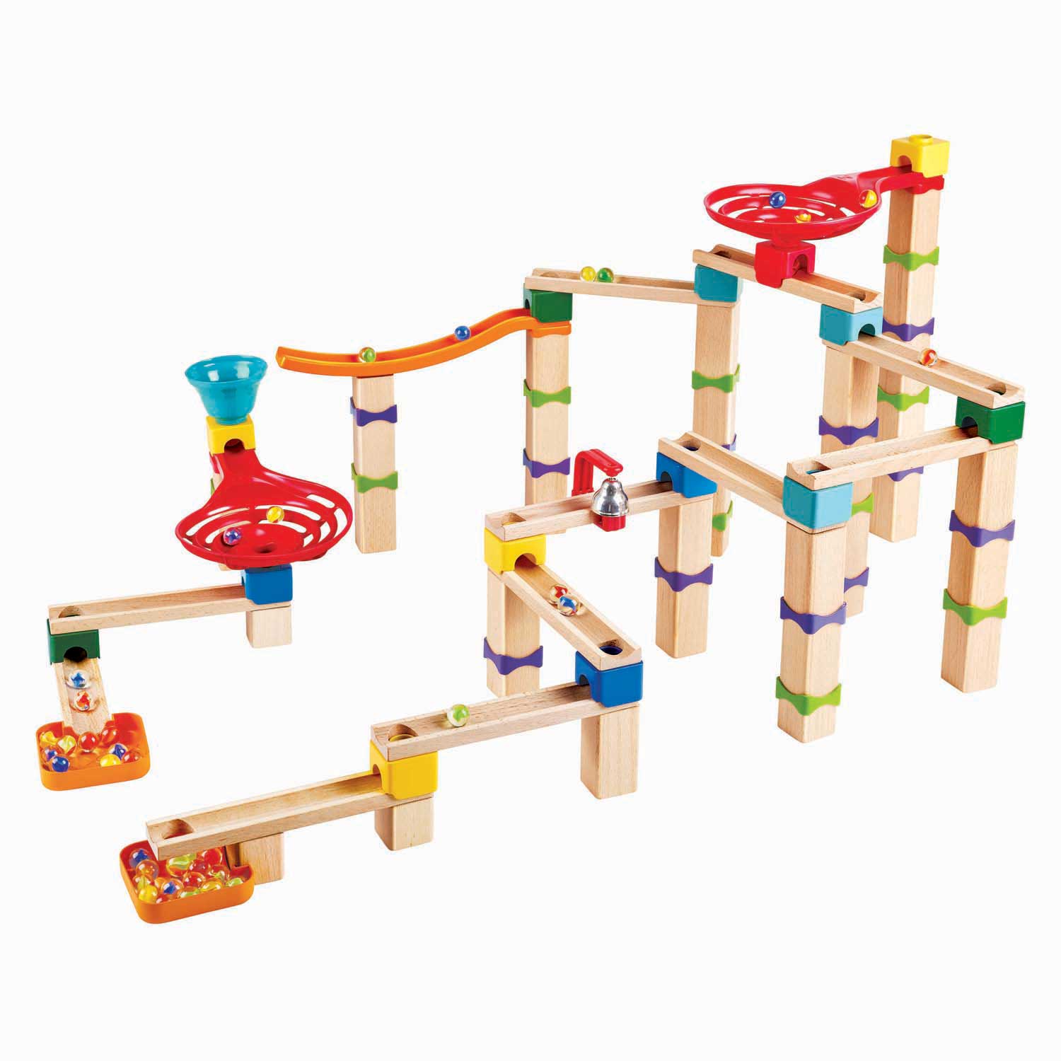 Hape - Hape houten knikkerbaanset - 129 delig