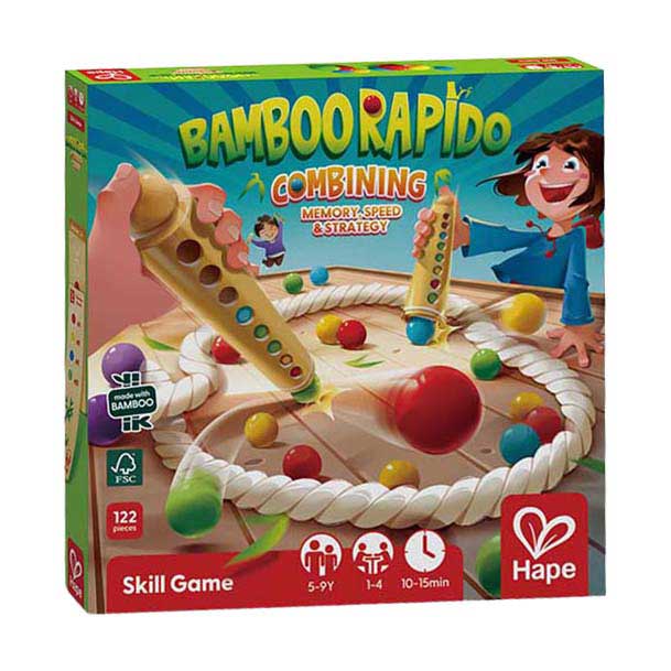 Hape - Hape bamboo rapido - 122dlg.