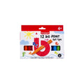 Bruynzeel - kids big point viltstiften set 12