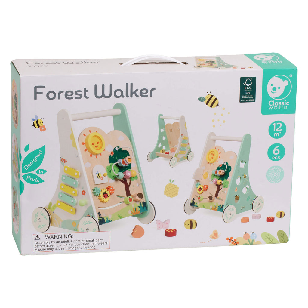 Classic World - houten loopwagen forest