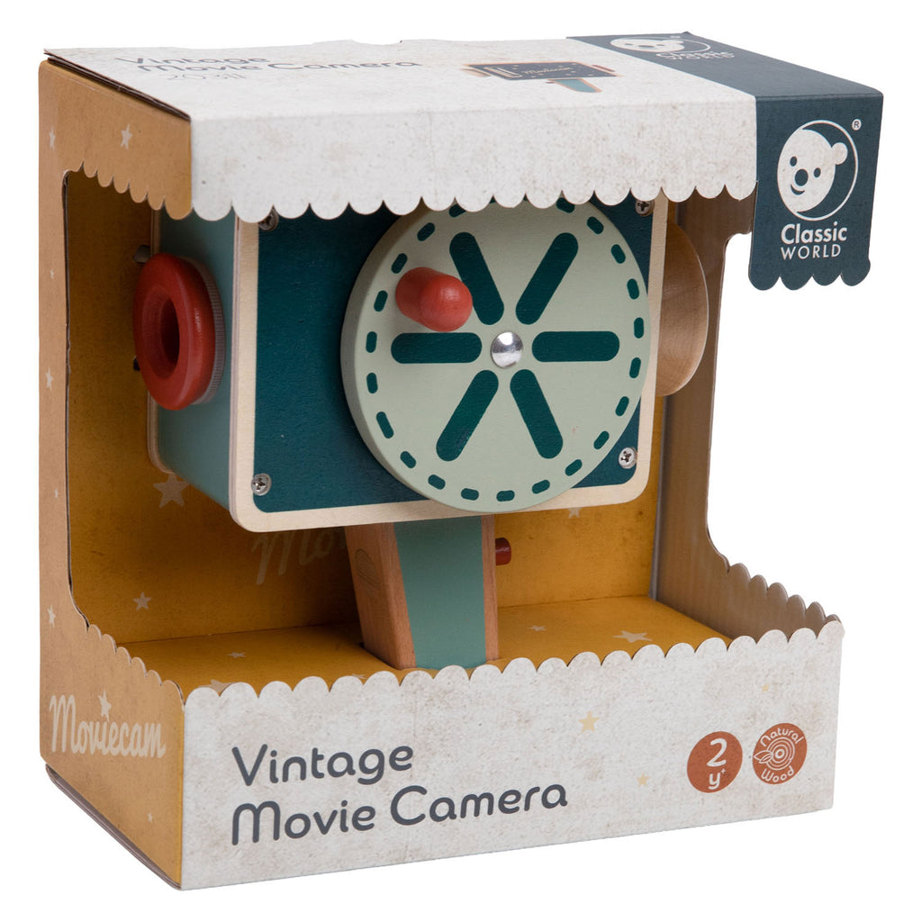 Classic World - houten vintage filmcamera