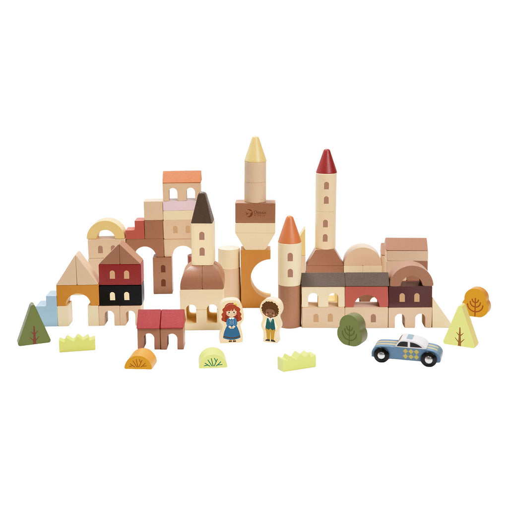 Classic World - houten blokken - 100st.