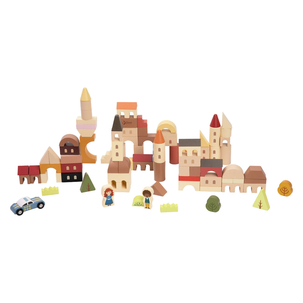 Classic World - houten blokken - 100st.