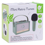 Classic World - houten mini retro tunes met microfoon