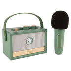 Classic World - houten mini retro tunes met microfoon