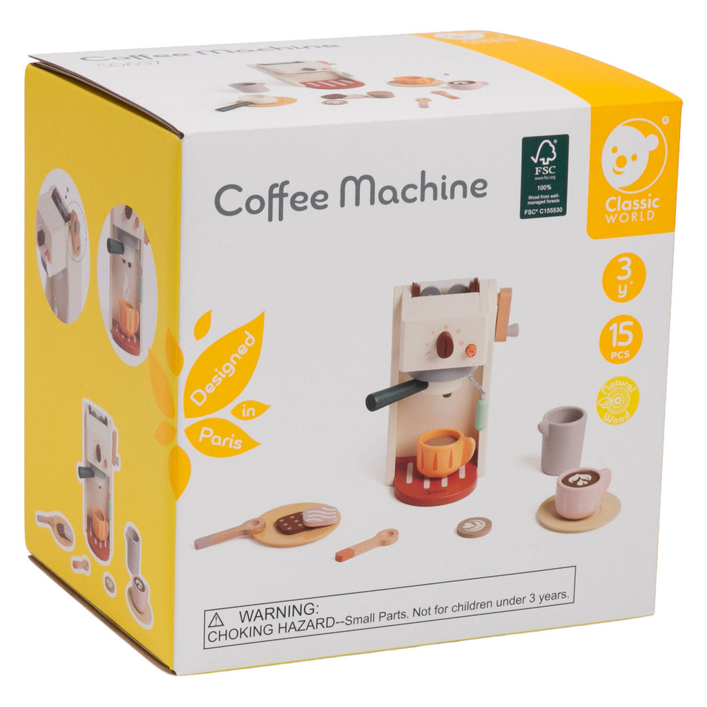Classic World - houten koffiezetapparaat