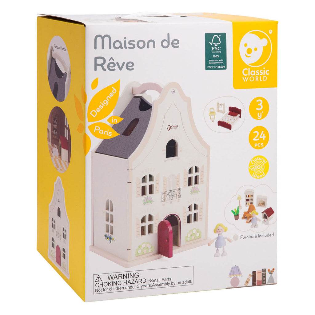 Classic World - houten maison de reve - 24dlg.