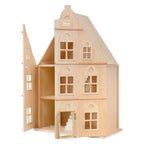 Classic World - houten poppenhuis - 3dlg.