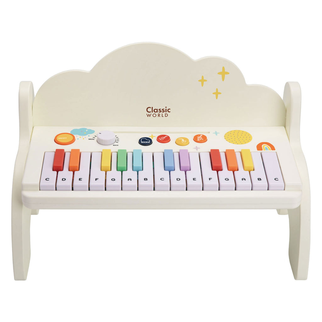 Classic World - houten regenboog piano