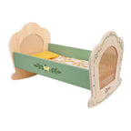Classic world vintage houten poppenwieg