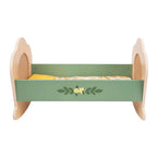Classic world vintage houten poppenwieg