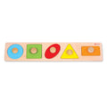 Classic world puzzel voor kinderen leren vormen, kleurenfiguren 7 st.