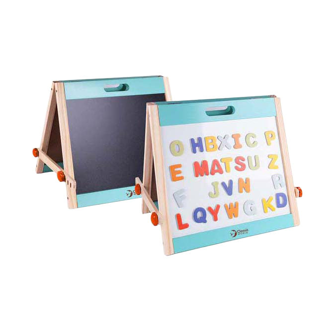 Classic World - houten magneet- en krijtbord
