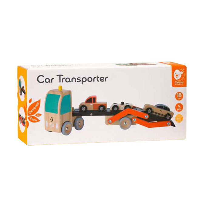 Classic World - autotransporter met auto's 4dlg.