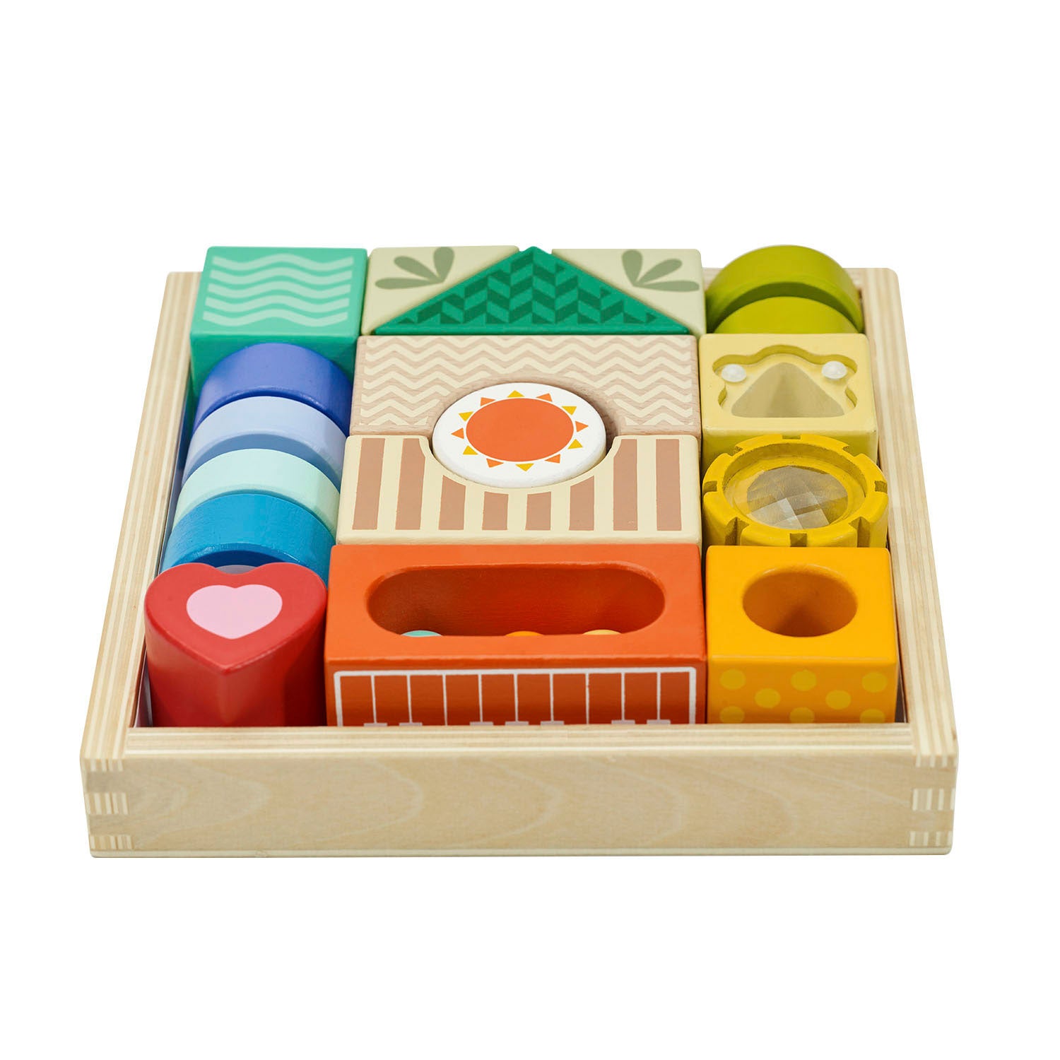 Classic World - houten zintuigblokken