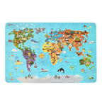 Classic World - houten legpuzzel wereldkaart 48st.