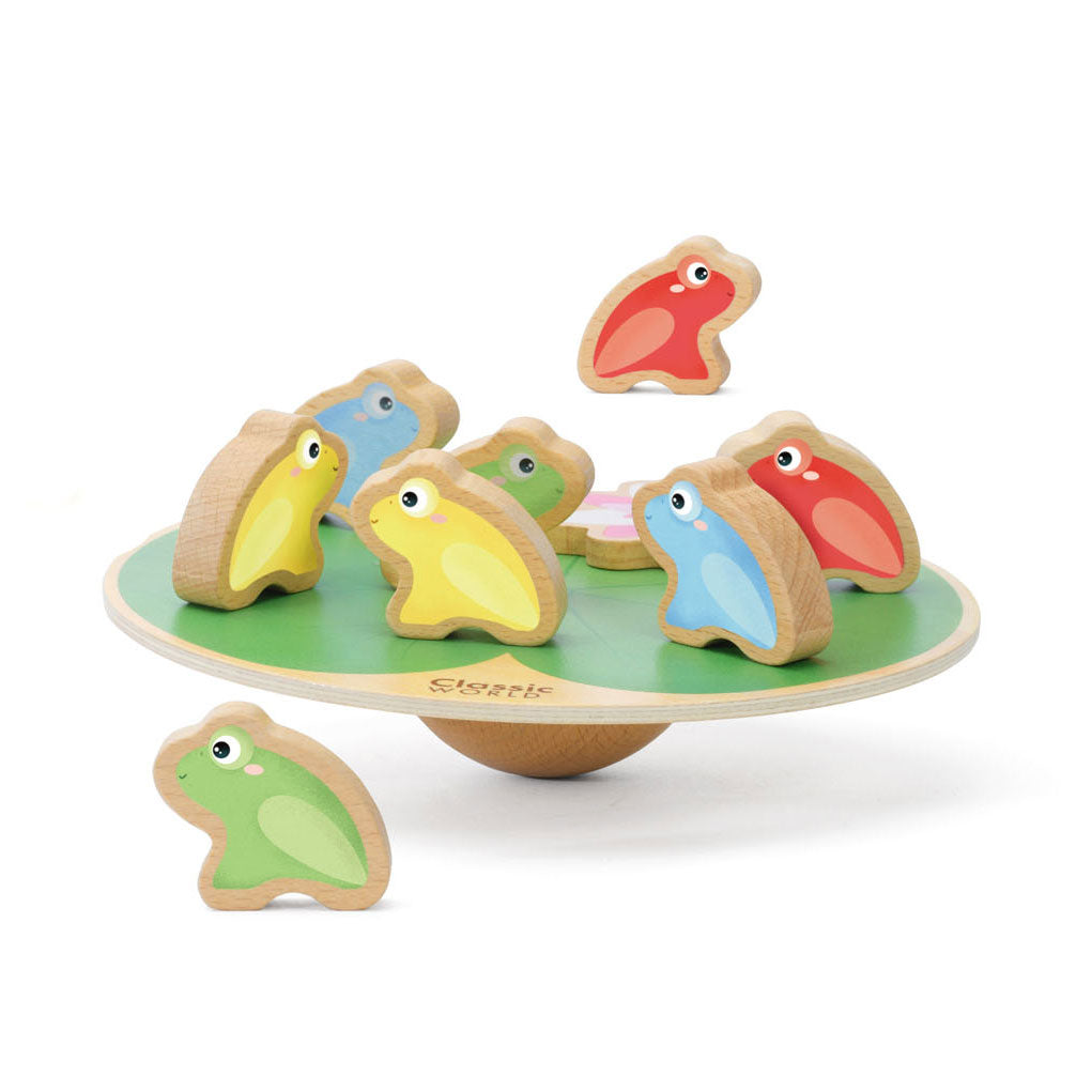 Classic world stapel waterlelie met kikkers