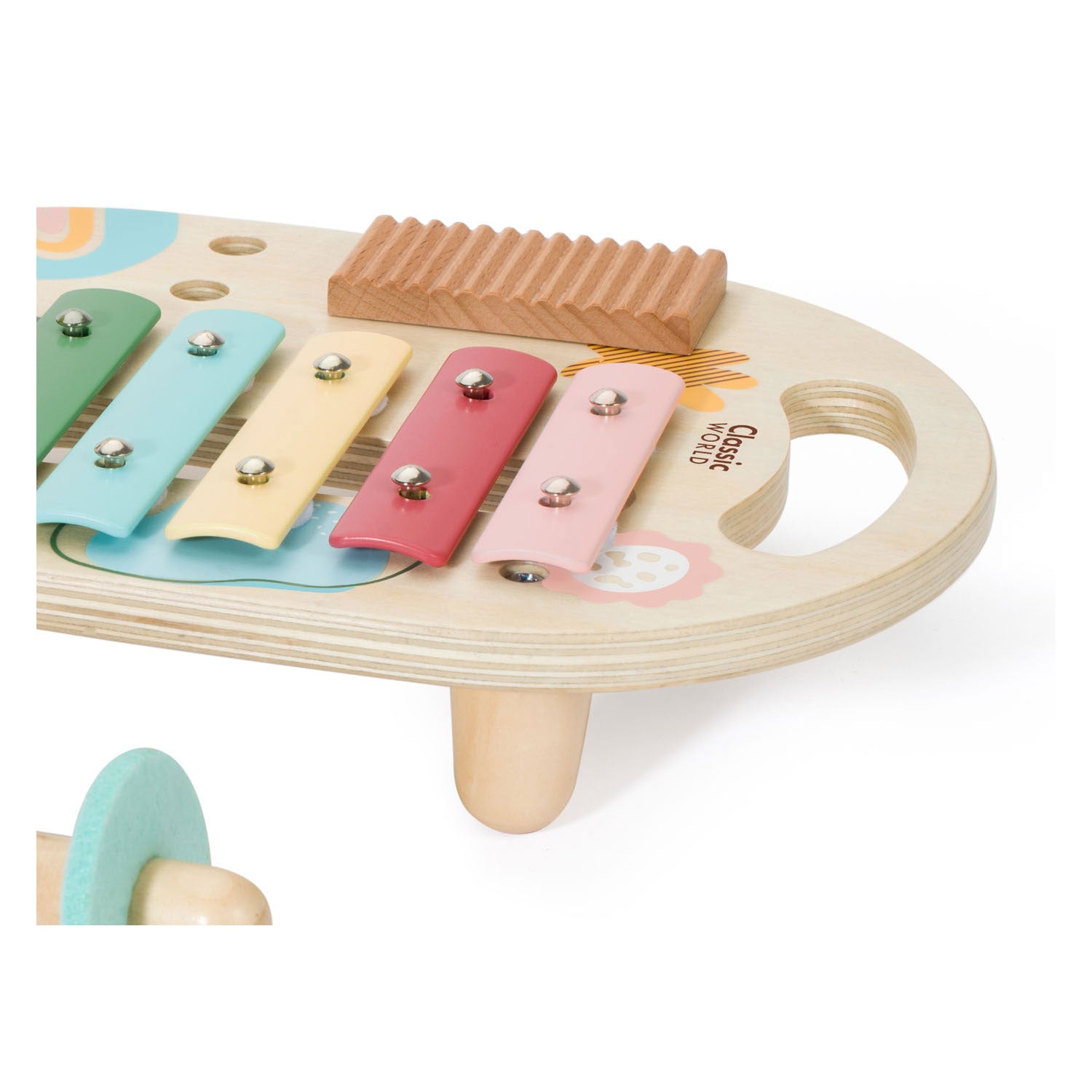 Classic world houten muziekinstrumenten set iris