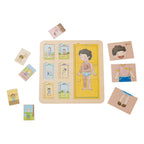 Classic World Houten Lagenpuzzel Lichaam, 19dlg.
