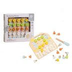 Classic world klassieke wereld houten manipulatieve bordlogische puzzel - uni