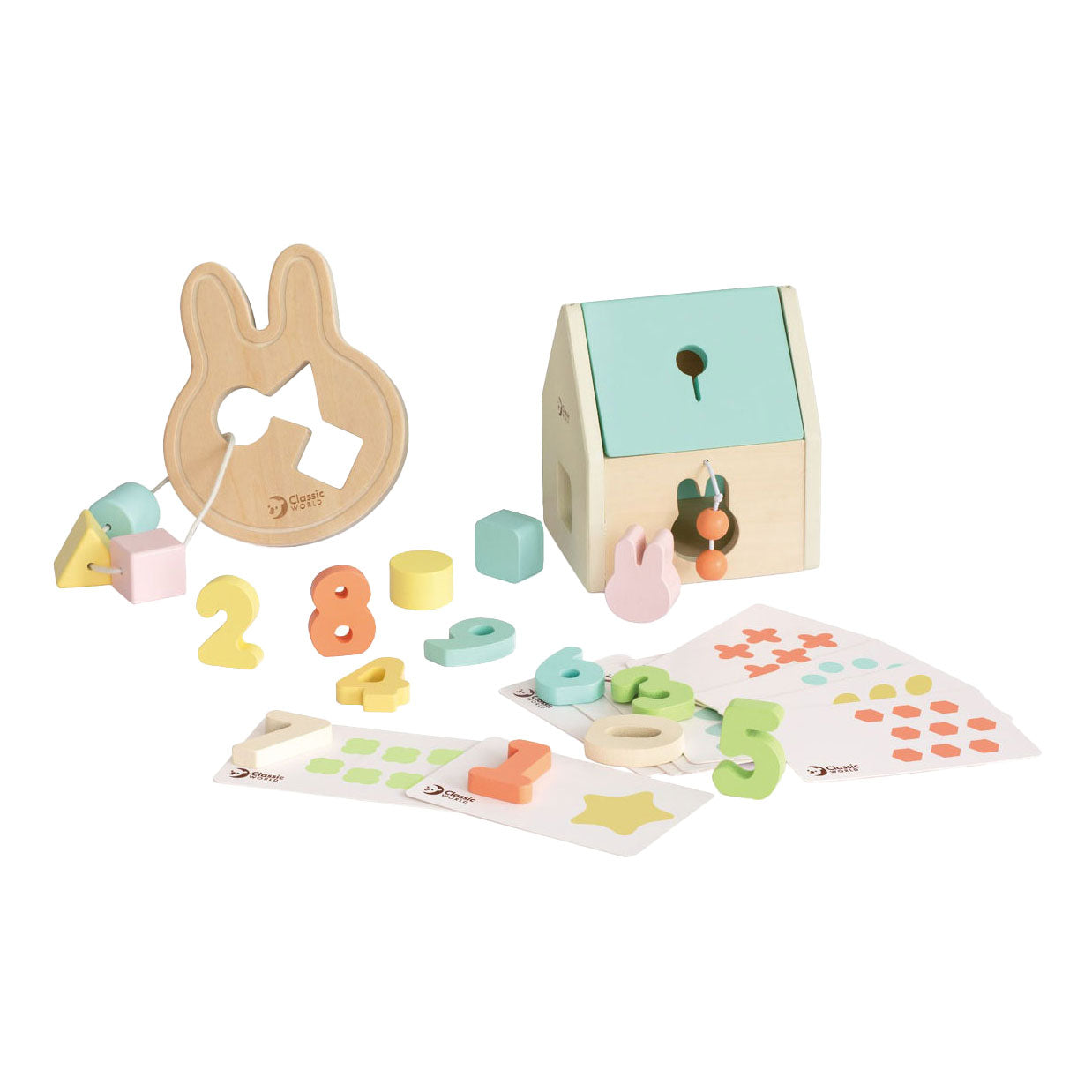 Classic World - baby hello speelgoed box 12-18 maanden