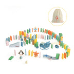 Classic World - houten domino oceaan - educatief speelgoed met 100 stenen.