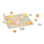 Classic world houten alfabet puzzel educatief speelgoed 27 stukjes.