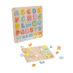 Classic world houten alfabet puzzel educatief speelgoed 27 stukjes.