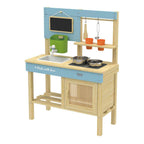 Classic world houten buitenkeuken speelkeuken met accessoires 7-delig.