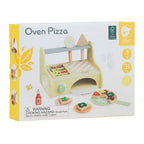 Classic World - houten speelgoed pizzaoven speelset met accessoires.