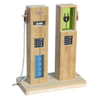 Classic world houten outdoor speel tankstation