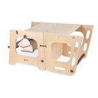 Classic world houten 2in1 leertoren en tafel verstelbaar, 90cm