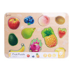 Classic world houten puzzel fruit - educatief speelgoed voor peuters.