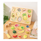 Classic world houten puzzel fruit - 11st.