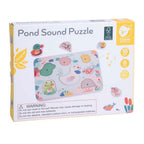 Classic world houten noppenpuzzel poel met geluid