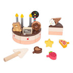 Classic World - houten chocolade taart